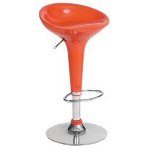 DISCO barová židle oranžová