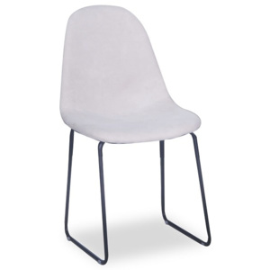 Jídelní židle, bílá-smetanová, ARUN