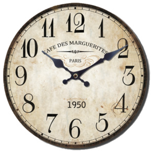 Nástěnné hodiny A la Campagne JVD NB4 s francouzským motivem (francouzský design hodin)