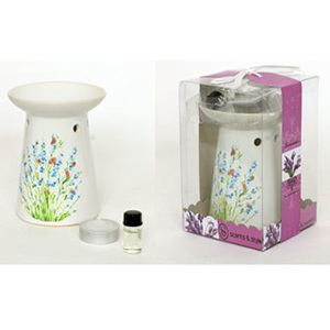 Autronic Aroma lampa keramická, včetně čajové svíčky a oleje, v PVC krabičce