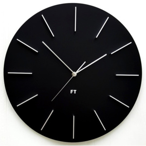 Future Time Future Time FT2010BK Round black 40cm nástěnné hodiny