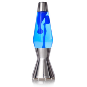 Mathmos Astro, originální lávová lampa, 1x35W, modrá s modrou lávou, 44cm