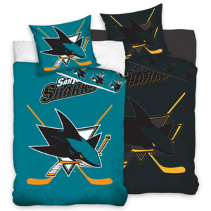 Bavlněné ložní povlečení NHL San Jose Sharks