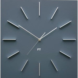Future Time Future Time FT1010GY Square grey 40cm nástěnné hodiny