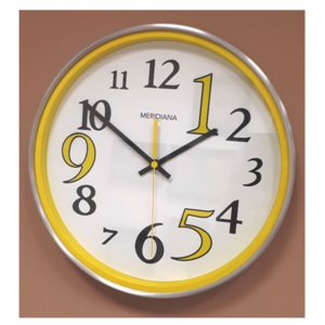 Meridiana 545 yellow 35cm nástěnné hodiny