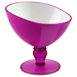Růžový pohár na dezert Vialli Design Livio, 180 ml