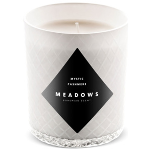 Meadows Vonná svíčka Mystic Cashmere medium bílá