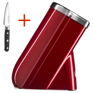 KitchenAid Blok na nože červená metalíza