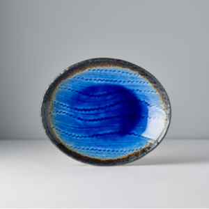 Oválný talíř COBALT BLUE 24 x 20 cm
