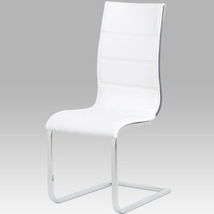 Jídelní židle WE-5029 WT koženka bílá - Autronic