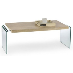 Konferenční stolek Miura (dub sonoma, transparentní)
