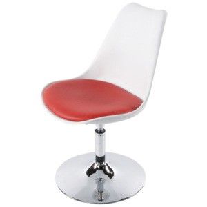 Židle NASSAU WHITE RED Nábytek | Studovna a kancelář | Pracovní židle