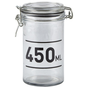 Skleněná dóza s víkem KJ Collection Jar, 450 ml