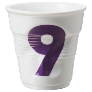 REVOL Kelímek na cappuccino 18 cl bílý "9" Froissés