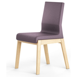 Tmavě fialová židle z dubového dřeva Absynth Kyla