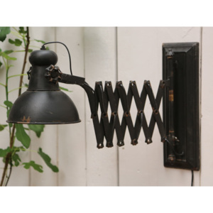 Nástěnná lampa Factory antique black