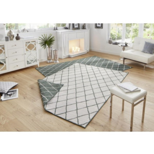 Bougari - Hanse Home koberce Kusový koberec Twin-Wendeteppiche 103117 grün creme - 80x150