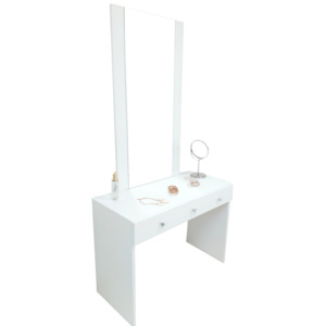 Toaletní stolek se zrcadlem TALIA+dárková kosmetická sada 80 x 47 x 195 cm Nábytek | Ložnice | Kosmetické stolky | Toaletky se zrcadlem