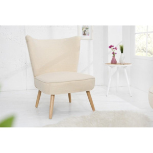 Židlo-křeslo RETRO SIXTIES BEIGE Nábytek | Křesla, taburety, lavice | Křesla a židlokřesla