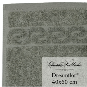 Christian Fischbacher Ručník pro hosty velký 40 x 60 cm šedozelený Dreamflor®, Fischbacher
