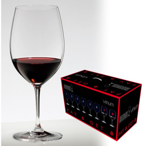 Riedel Výhodné balení 6+2 ks zdarma sklenic Bordeaux Vinum