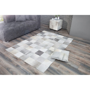 Luxusní koberec RODEO GREY WHITE pravá kožešina Bytové doplňky | Koberce