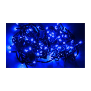 VENKOVNÍ SVĚTELNÝ LED ŘETĚZ 240LED, modrý, 24m, 33534 - Ledko