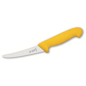 Giesser Messer, Nůž vykosťovací prohnutý 13 cm, žlutá