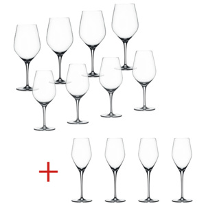 Spiegelau Výhodné balení 8+4 kusů sklenic na červené víno Bordeaux/bílé víno/šampaňské Authentis