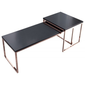 2SET konferenční stolek NEW FUSION BLACK LONG Nábytek | Obývací pokoj | Konferenční stolky | Konferenční stolky všechny