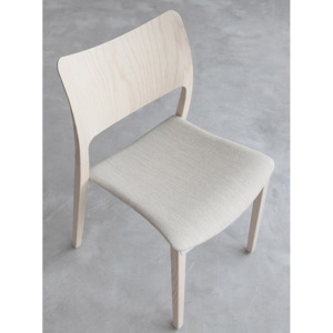 STUA - Dřevěná židle LACLASICA čalouněný sedák
