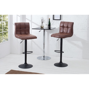 2SET barová židle MODENA VINTAGE BROWN Nábytek | Jídelní prostory | Barové židle