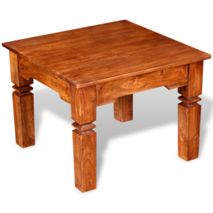 Konferenční stolek, masivní akáciové dřevo 60x60x45 cm