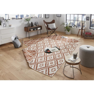 Bougari - Hanse Home koberce Kusový koberec Twin-Wendeteppiche 103135 terra creme - 80x250 cm