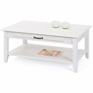 Konferenční stolek Halmar Cassala-bílá, dřevo
