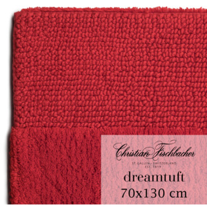 Christian Fischbacher Koupelnový kobereček 70 x 130 cm červený Dreamtuft, Fischbacher