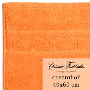 Christian Fischbacher Ručník pro hosty velký 40 x 60 cm oranžový Dreamflor®, Fischbacher
