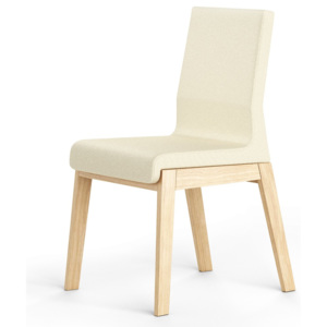 Bílá židle z dubového dřeva Absynth Kyla