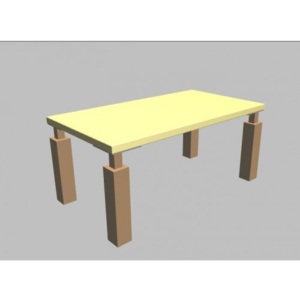 Konferenční stolek Square - 110x60 cm - 3D2496