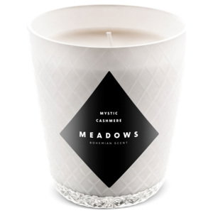 Meadows Vonná svíčka Mystic Cashmere mini bílá