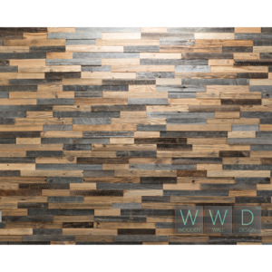 Obkladový panel na stěnu WWD-LARGO (Obkladové panely na stěnu Wooden Wall Design z masivního dřeva. Dekorativní výzdoba stěn v interiéru.)