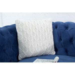 Polštářek pletený COSY WHITE II Textil | Polštáře