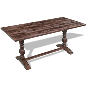Skládací stůl s trnoží masivní akáciové dřevo 180x80x75 cm