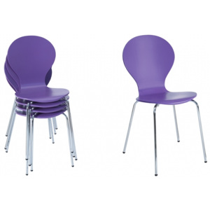 Inviro Jídelní židle PRALINE fialová