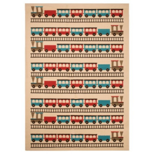 Kusový koberec Bambini 103060 Eisenbahn 140x200 cm, Rozměry koberců 140x200 Zala Living - Hanse Home koberce 4260525251608