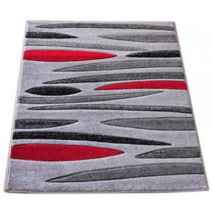 Kusový koberec Mayon šedočervený 160x220, Velikosti 160x220cm