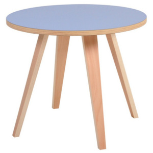 Modrý kulatý konferenční stolek Garageeight Arvika, ⌀ 54 cm