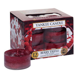 Yankee Candle – čajové svíčky Berry Trifle, 12 x 9,8 g