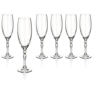 Banquet Crystal sklenice na šampaňské Lucille 190 ml, 6 ks
