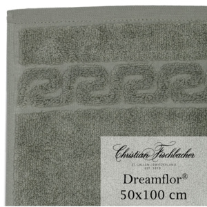 Christian Fischbacher Ručník 50 x 100 cm šedozelený Dreamflor®, Fischbacher